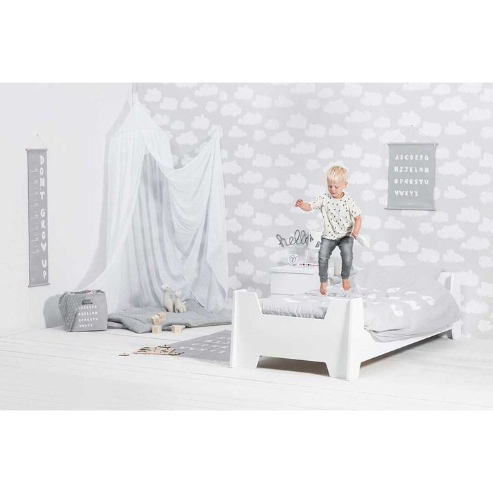 Baldachin patut, Jollein, 245cm, alb