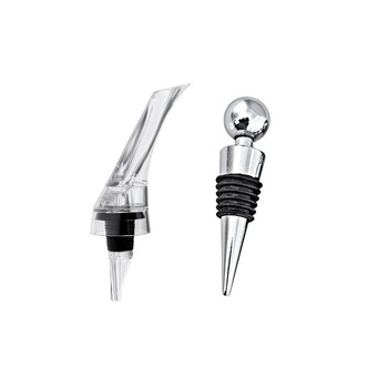 Set accesorii Aerator vin, MAKS, dop din otel inoxidabil Set accesorii Aerator vin, MAKS, dop din otel inoxidabil