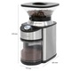 Електрическа кафемелачка ProfiCook, PC-EKM 1205, 200 W, 230 g, 16 степени на смилане, таймер, лесно почистване, модерен дизайн, неръждаема стомана, черна