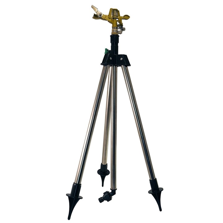 SGTT kerti öntözőgép, forgó, fém, állvánnyal, 55-93 cm, 3/4-es rögzítési rendszerrel