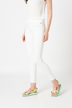 Noisy May, Blugi skinny Lucy, Alb Noisy May, Blugi skinny Lucy, Alb