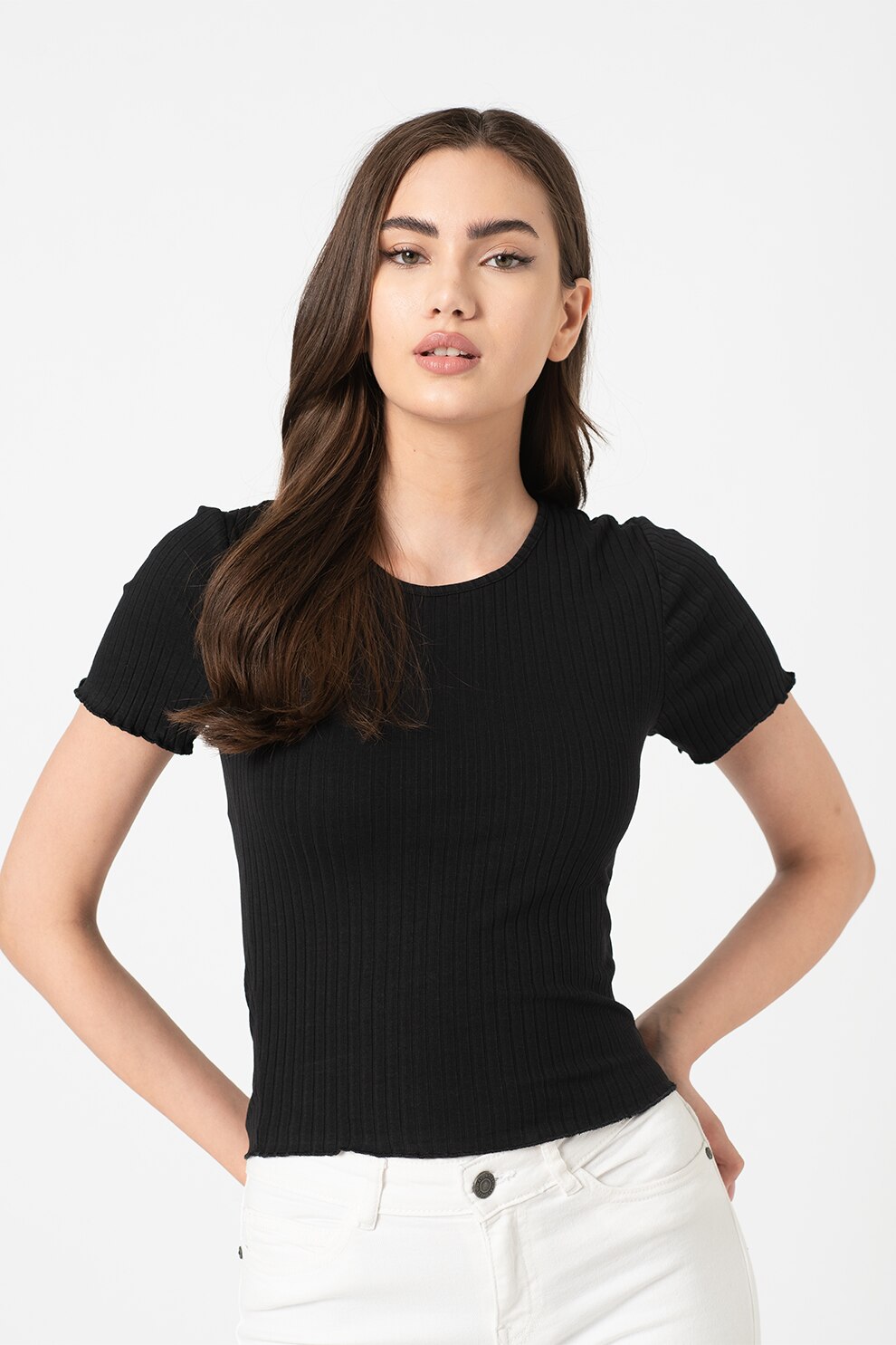 Only, Tricou cu striatii Jeanette, Negru