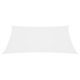 vidaXL fehér téglalap alakú oxford-szövet napvitorla 2,5x4 m 135262