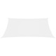 Panza parasolar vidaXL, 2 x 4.5 m, Alb, 135258