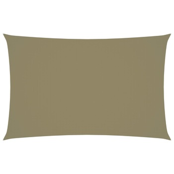 Panza parasolar dreptunghiular, vidaXL, Tesatura oxford, 2 x 5 m, 90% protectie UV, 160 g/m², Bej Panza parasolar dreptunghiular, vidaXL, Tesatura oxford, 2 x 5 m, 90% protectie UV, 160 g/m², Bej