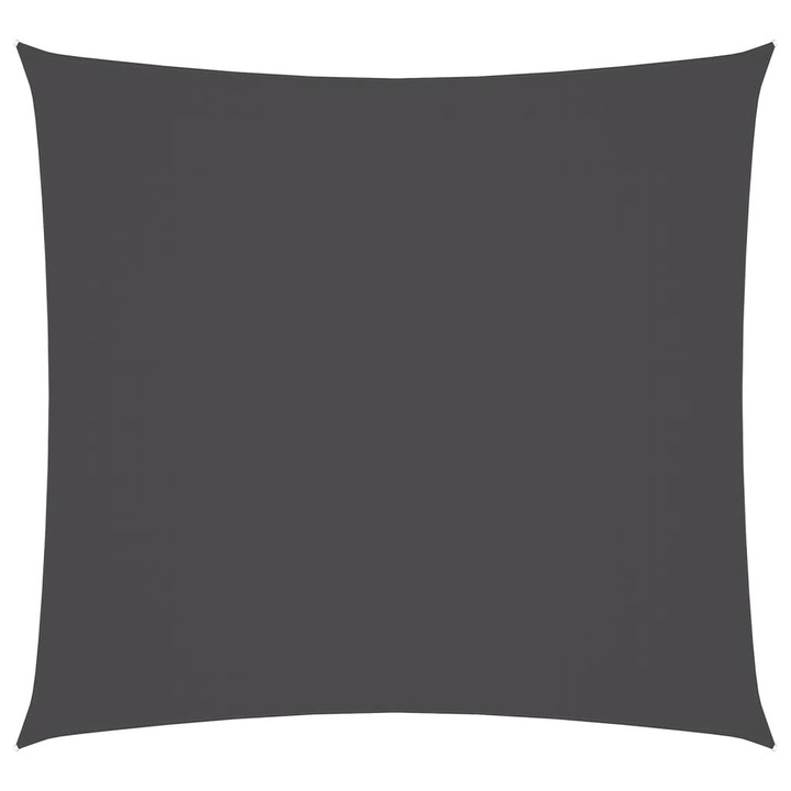 vidaXL antracitszürke négyzet alakú oxford-szövet napvitorla 3 x 3 m 135082