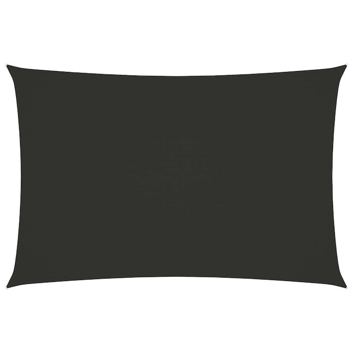vidaXL antracitszürke téglalap alakú oxford-szövet napvitorla 6 x 8 m 135113