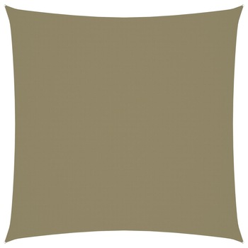 Panza parasolar patrat, vidaXL, Tesatura oxford, 4x4 m, 90% protectie UV, 160 g/m², Bej Panza parasolar patrat, vidaXL, Tesatura oxford, 4x4 m, 90% protectie UV, 160 g/m², Bej