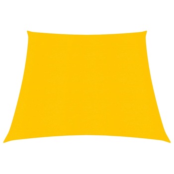 Panza de parasolar de exterior in forma de trapez vidaXL, Polietilena, 300/400 x 300 cm, Galben Panza de parasolar de exterior in forma de trapez vidaXL, Polietilena, 300/400 x 300 cm, Galben