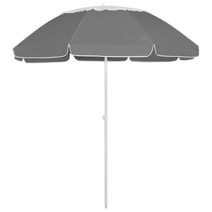 Umbrela de plaja, vidaXL, Poliester, 300 cm, Antracit