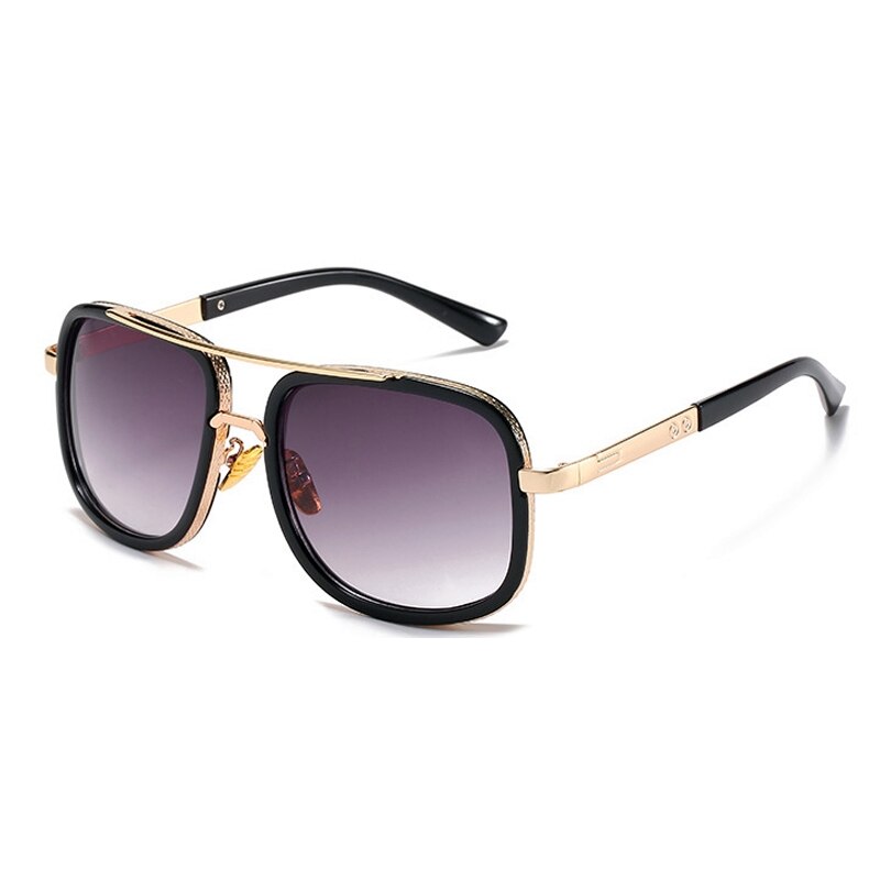Ochelari de soare barbati Billion, Polarizati, UV400, Negru Auriu