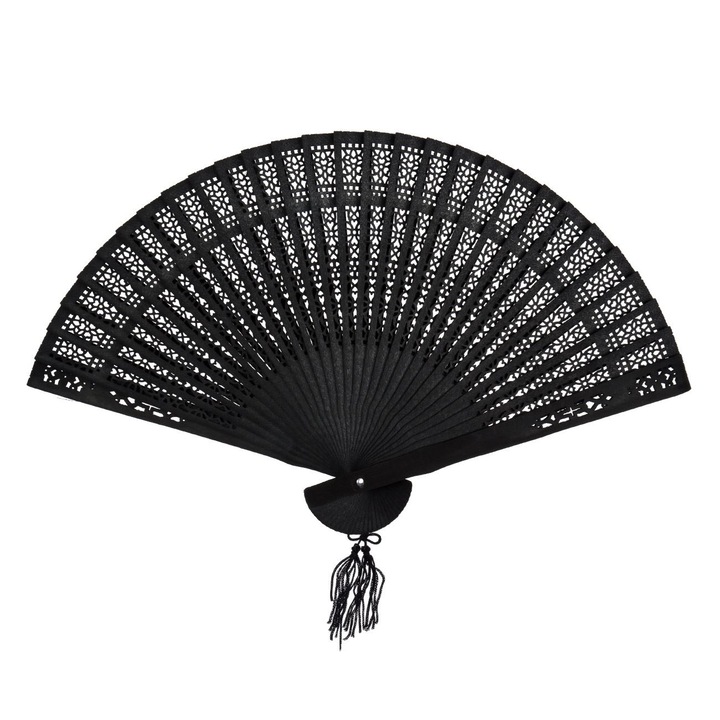 Ветрило Dragmari Luxury Decor, черен, 23,5 см