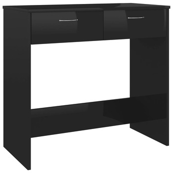 Birou vidaXL, PAL extralucios, 80 x 40 x 75 cm, Negru Birou vidaXL, PAL extralucios, 80 x 40 x 75 cm, Negru