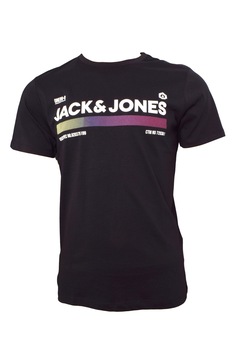 Tricou barbati Jack & Jones ONE 99, Negru Tricou barbati Jack & Jones ONE 99, Negru