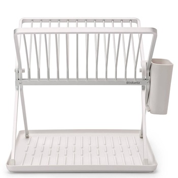 Uscator vase pliabil, Brabantia, aluminiu/plastic, gri deschis, 36 x 33 x 31.5 cm Uscator vase pliabil, Brabantia, aluminiu/plastic, gri deschis, 36 x 33 x 31.5 cm