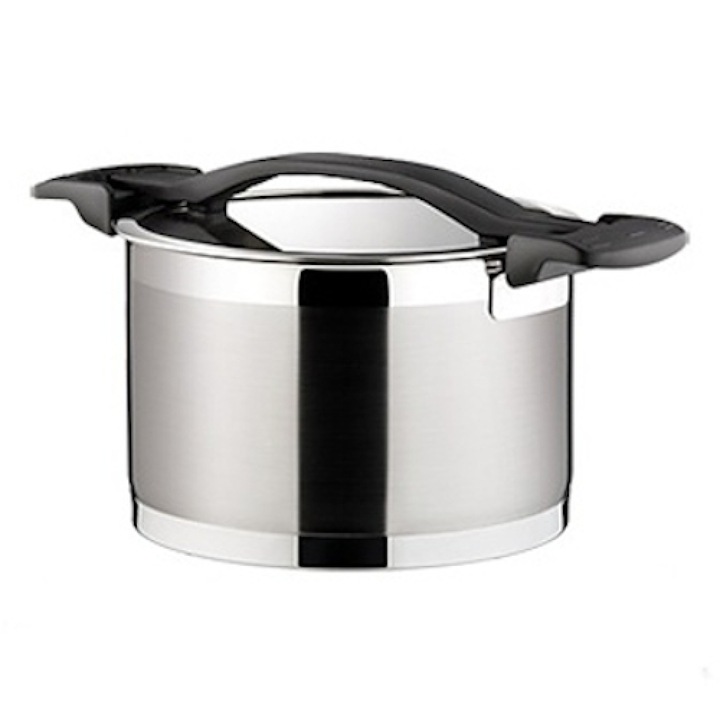 Oala cu capac, TESCOMA, Otel inoxidabil, 4 l, Argintiu