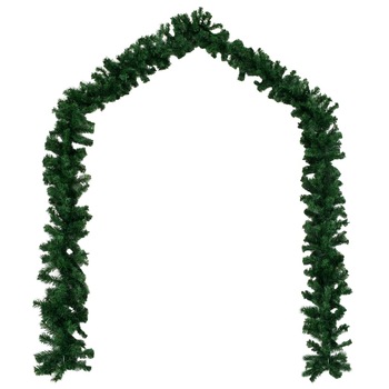 Set 4 ghirlande de Craciun vidaXL, PVC, 270 cm, Verde Set 4 ghirlande de Craciun vidaXL, PVC, 270 cm, Verde