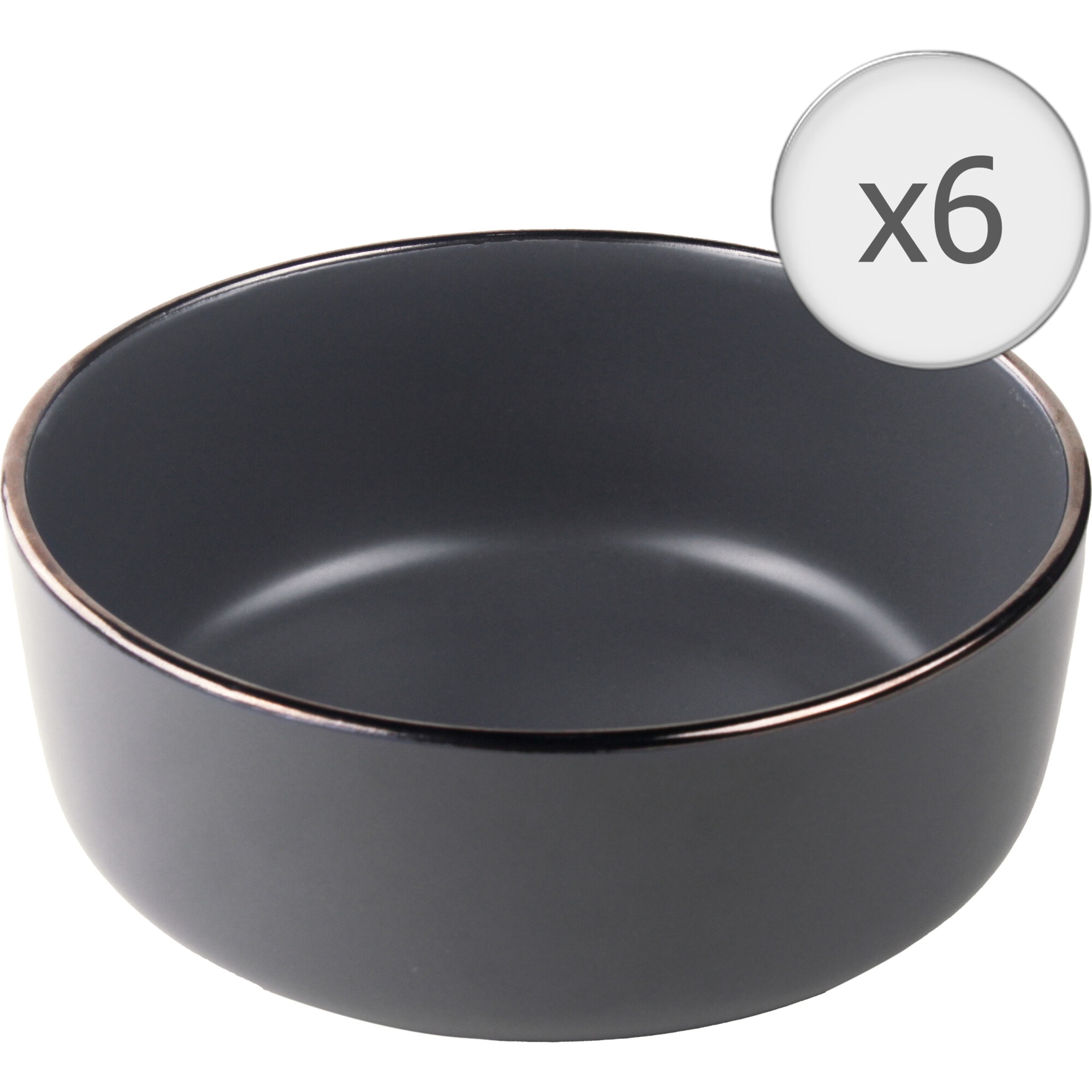 Set 6 boluri cereale Art of dining by Heinner Calypso, ceramica, 16cm