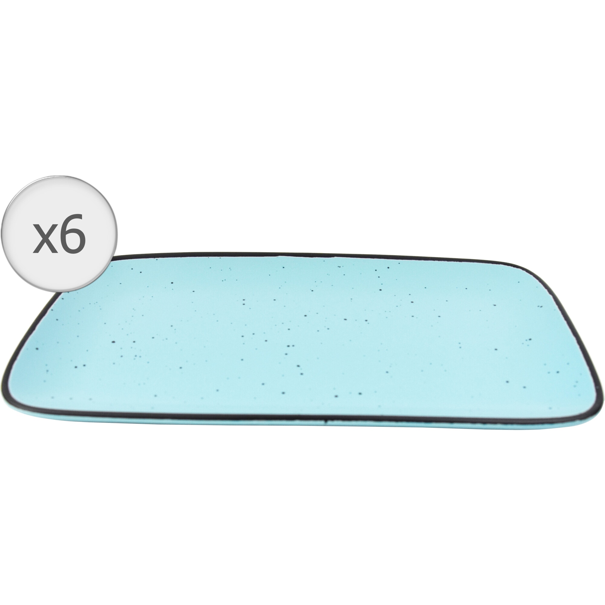 Set 6 platouri Art of dining by Heinner Electra, ceramica, 32x20cm