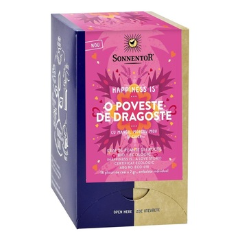 Ceai Happiness Is ... O Poveste De Dragoste 18Plic Ai Eco Ceai Happiness Is ... O Poveste De Dragoste 18Plic Ai Eco