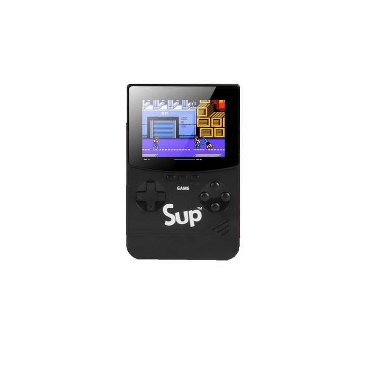Игрова конзола Electronix SUP, 500 вградени игри, 3.5" досплей, 3000 mAh, 3.5", Черен