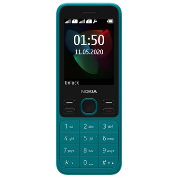 Telefon mobil Nokia 150 (2020), Dual Sim, Cyan Telefon mobil Nokia 150 (2020), Dual Sim, Cyan