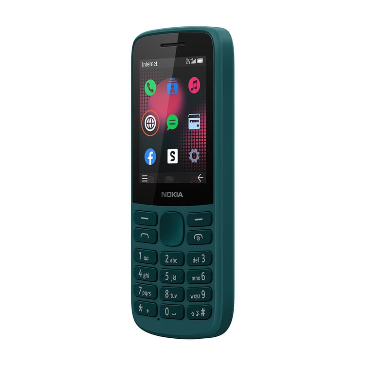 Telefon mobil Nokia 215, Dual SIM, 4G, Cyan