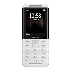 Telefon mobil Nokia 5310 (2020), Dual SIM, White/Red