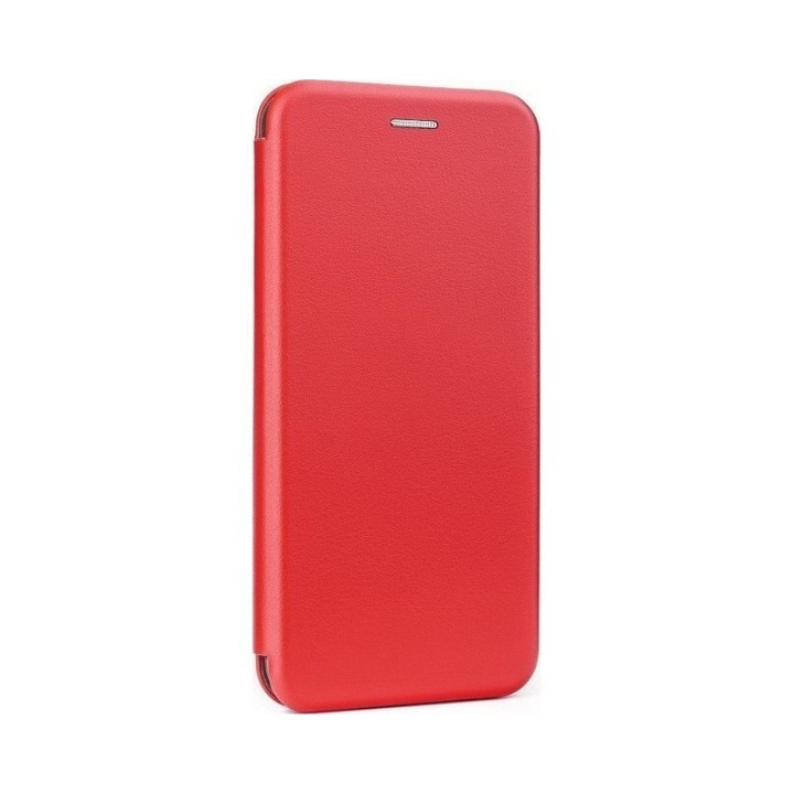 Lux Upzz Book Flip Cover с магнит, съвместим с iPhone 12 Pro Max, червен