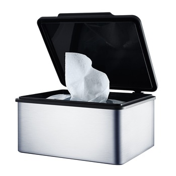 Cutie pentru servetele umede, inox lucios/plastic, Blomus- 688225 Cutie pentru servetele umede, inox lucios/plastic, Blomus- 688225