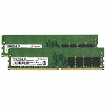 TRANSCEND 16GB KIT JM DDR4 3200Mhz U-DIMM 1Rx8 1Gx8 CL22 1.2V TRANSCEND 16GB KIT JM DDR4 3200Mhz U-DIMM 1Rx8 1Gx8 CL22 1.2V