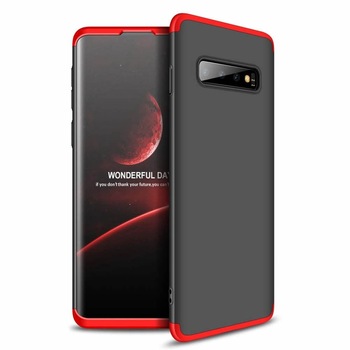 Husa pentru Samsung Galaxy S10, Protectie 360 - Spate si Laterale, GKK, Rosu / Negru Husa pentru Samsung Galaxy S10, Protectie 360 - Spate si Laterale, GKK, Rosu / Negru