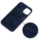 Husa protectie compatibila cu Apple iPhone 11 Pro Liquid Silicone Case Albastru inchis