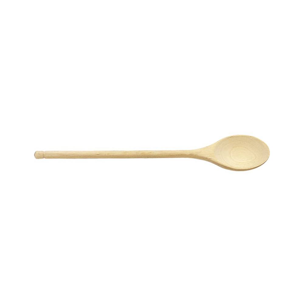 Lingura pentru gatit Tescoma Woody Oval, 35 cm, Lemn, Bej
