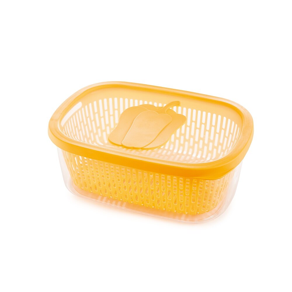 Caserola Snips, Plastic, Transparent/Galben, 4 l