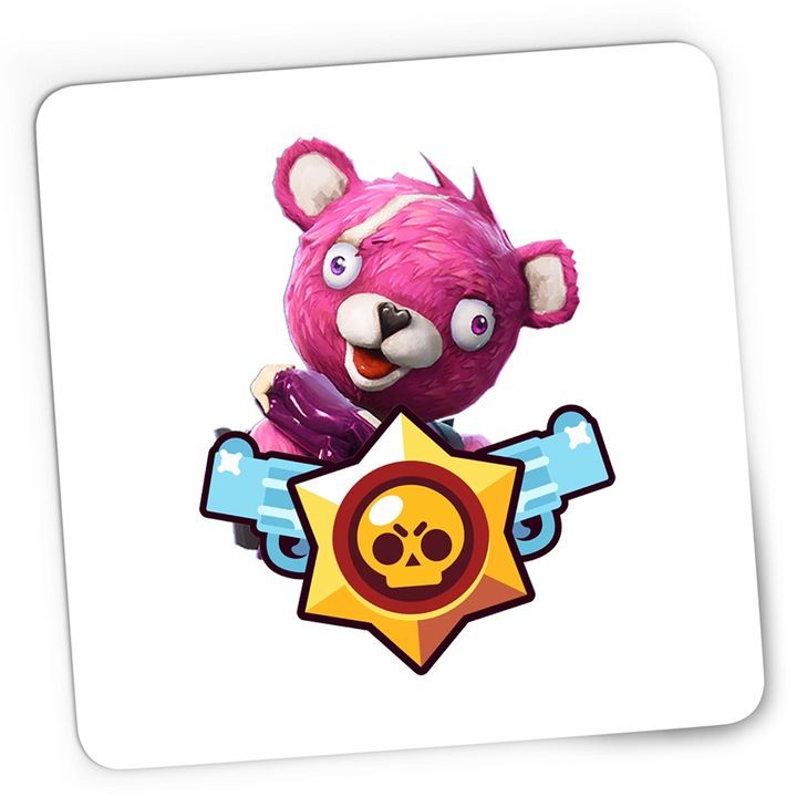 Mousepad Gaming Cuddle Leader Fortnite Brawl Stars, 21x19 cm