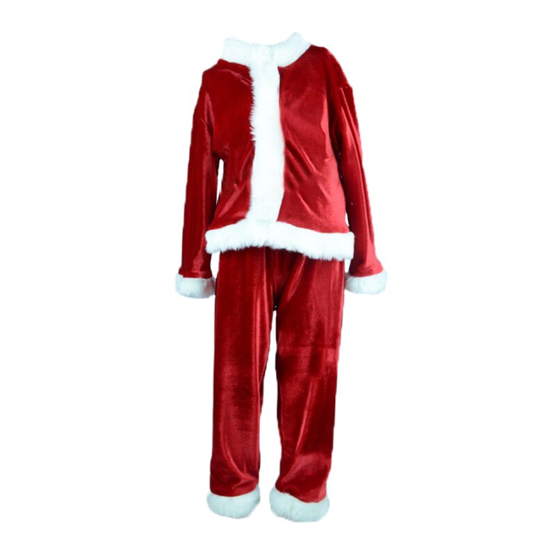Costum Mos Craciun baieti Mini Junior CMC-002-116, Rosu 116 cm
