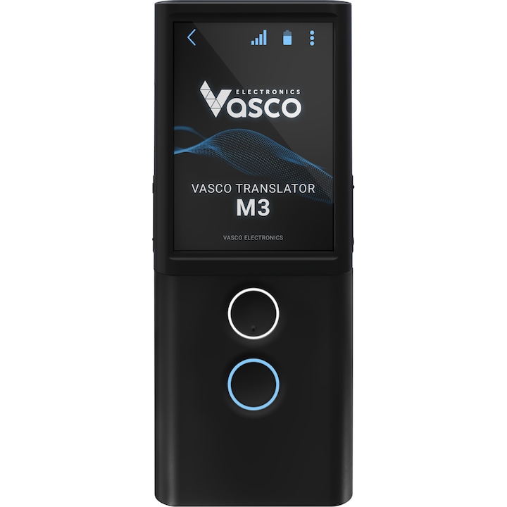 Vasco M3 Fordítógép, hang, szöveg, fotók, +70 nyelv, Fekete Gyöngy
