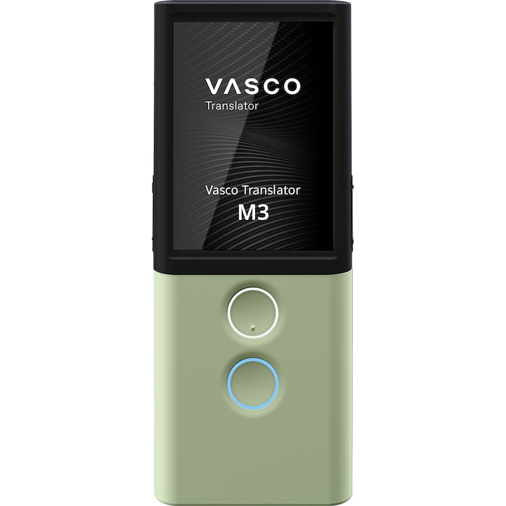 Vasco Translator M3, Elektronikus fordító hang, szöveg, fotók, +70 nyelv, Green Forest