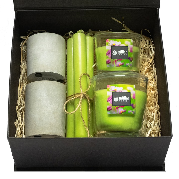 Комплект от 4 свещи подарък Dreams- Flower Island