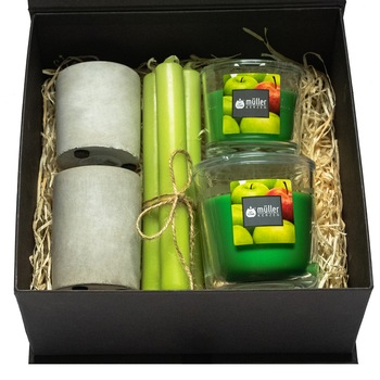 Set 4 lumanari cadou Dreams- Fresh Green Set 4 lumanari cadou Dreams- Fresh Green