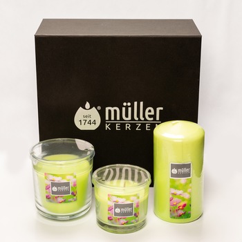 Set 3 lumanari cadou Fantasy- Flower Island Set 3 lumanari cadou Fantasy- Flower Island