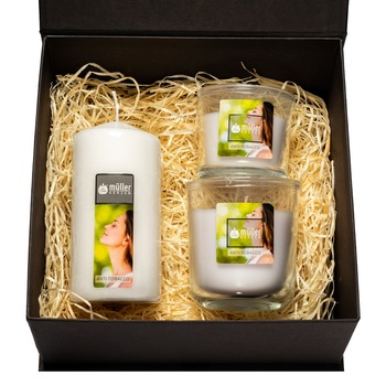 Set 3 lumanari cadou Fantasy- Antitabac Harmony Set 3 lumanari cadou Fantasy- Antitabac Harmony