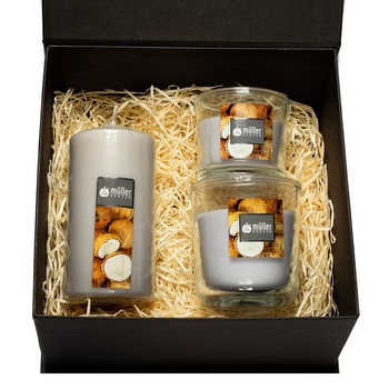 Set 3 lumanari cadou Fantasy- Cocos Island Set 3 lumanari cadou Fantasy- Cocos Island