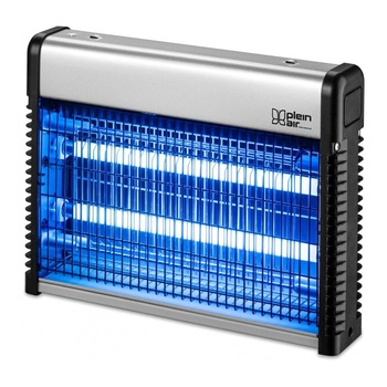 Aparat/lampa anti-insecte, tantari, muste, 2 x 10 W, 220V, colector, agatatoare, 80 mp Aparat/lampa anti-insecte, tantari, muste, 2 x 10 W, 220V, colector, agatatoare, 80 mp