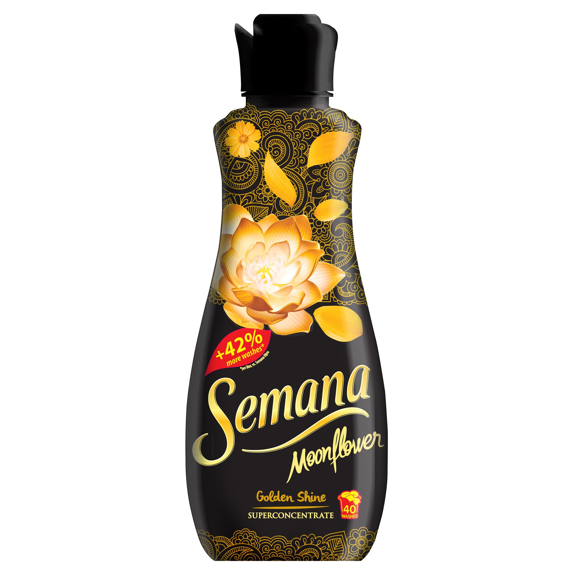 Balsam de rufe Superconcentrat Semana Moonflower Golden Shine, 40 spalari, 1l