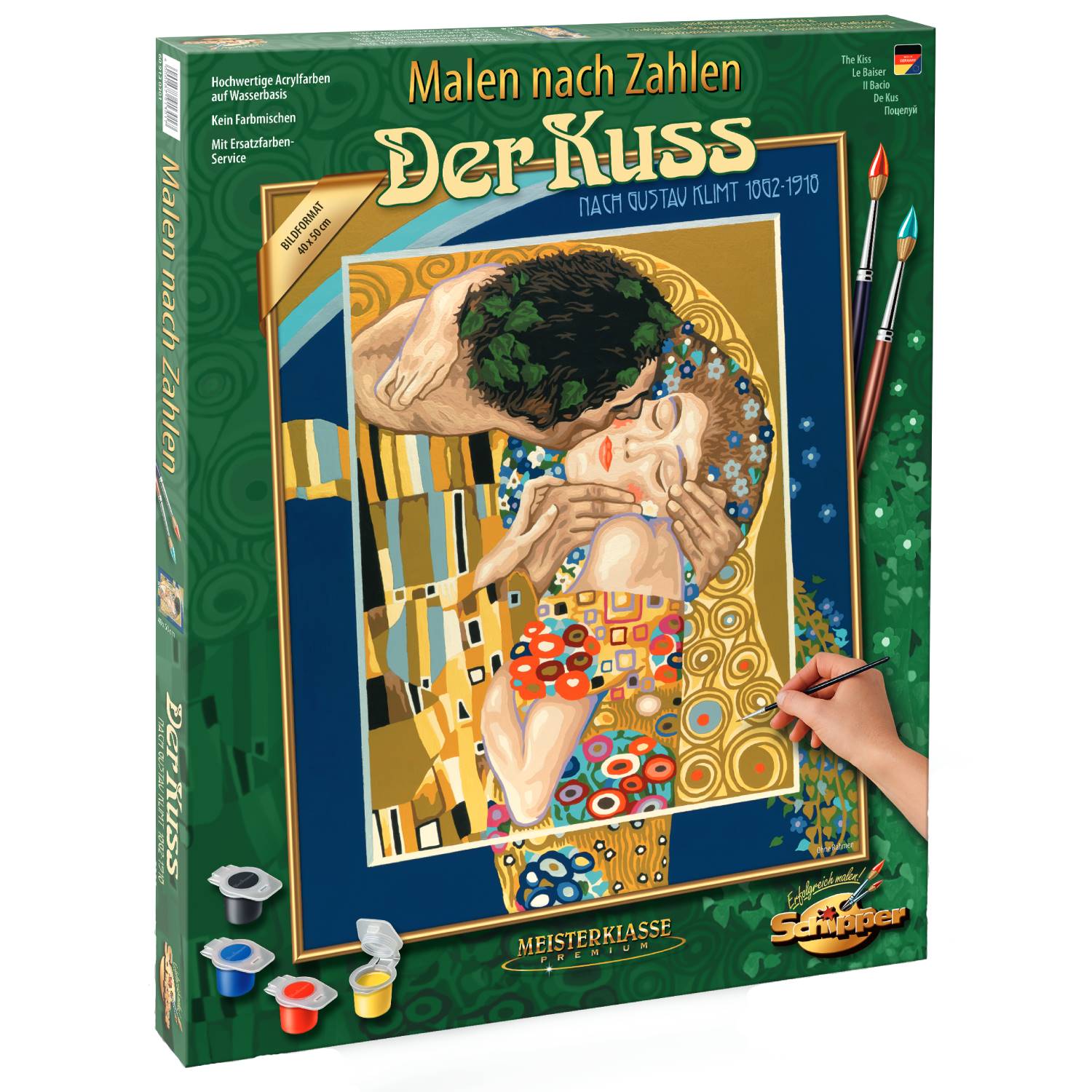 Set pictura pe numere Schipper - The Kiss, 40x50 cm