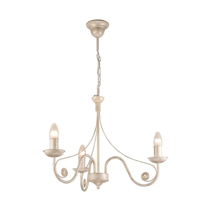 Lustra Donato alb 3x40W E14, metal