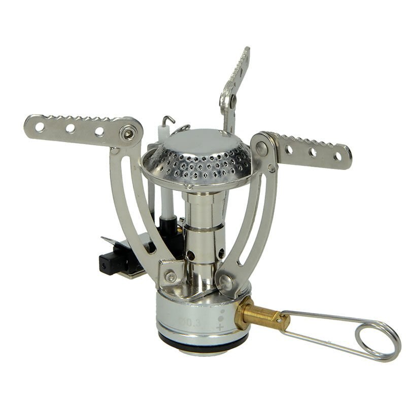Soba cu alimentare gaz/ electrica, FOX Outdoor, 180W, Otel inoxidabil