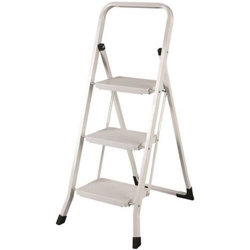 Scara otel, 3 trepte late, DRABEST